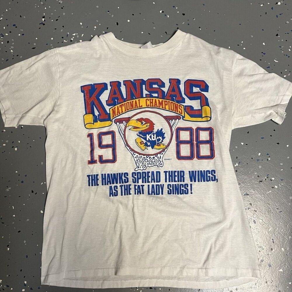 1988 Ncaa Kansas Jayhawks Championship Basketball Ncaa Shirt